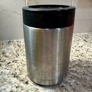 YETI Rambler Colster 12oz Can Cooler Koozie Beer Soda Can Holder Stainless Steel